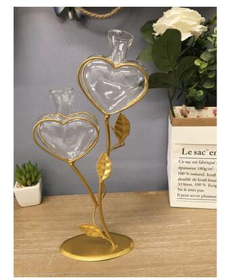 Home Party Decoration Vase Abstract Black Lines Minimalist Abstract Iron Vase Dried Flower Vase Racks Nordic Flower Ornaments