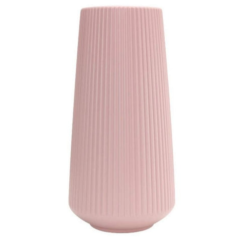 Nordic Large Plastic Vase Imitation Ceramic Tabletop Plants Flowers Decorative Basket Home Bonsai Decor Ornament Anti-fall