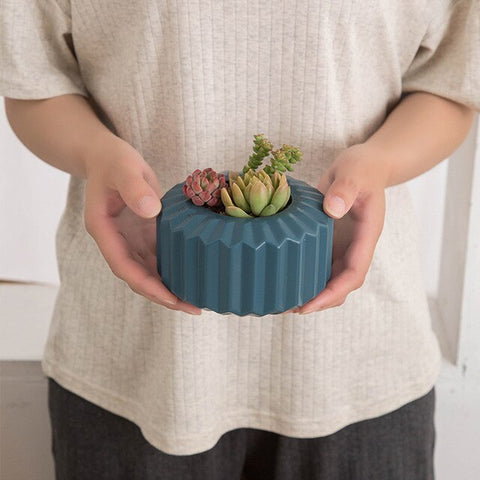 Nordic Plastic Imitation Glaze Vase Anti-ceramic Face Vase Modern Minimalist Abstract Flower Arrangement Home Decoration