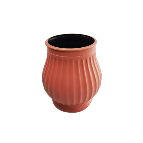 Nordic Plastic Imitation Glaze Vase Anti-ceramic Face Vase Modern Minimalist Abstract Flower Arrangement Home Decoration