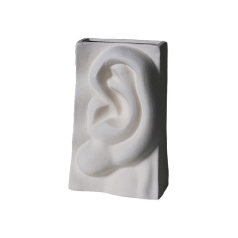 Vase Anti-ceramic Face Nordic Plastic Imitation Glaze Vase Modern Minimalist Abstract Flower Arrangement Home Decoration Florero