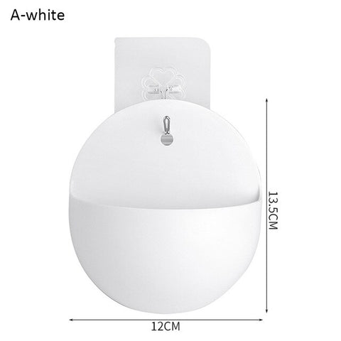 2020 New Wall Mounted Flower Vase Wall Hanging Planter Vases Plastic Succulent Plants Container DIY Home Decoration Accessories